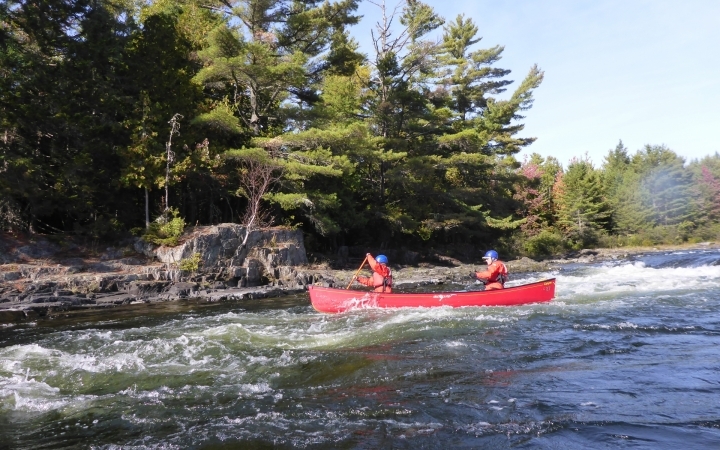 whitewater canoeing gap year semester trip